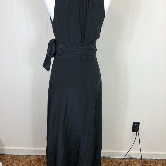 Cassis Silk Maxi Wrap Dress Sz 0 - Picture 11 of 13